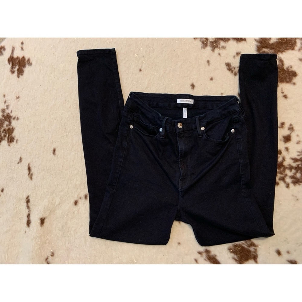 Good American Black Skinny Jeans